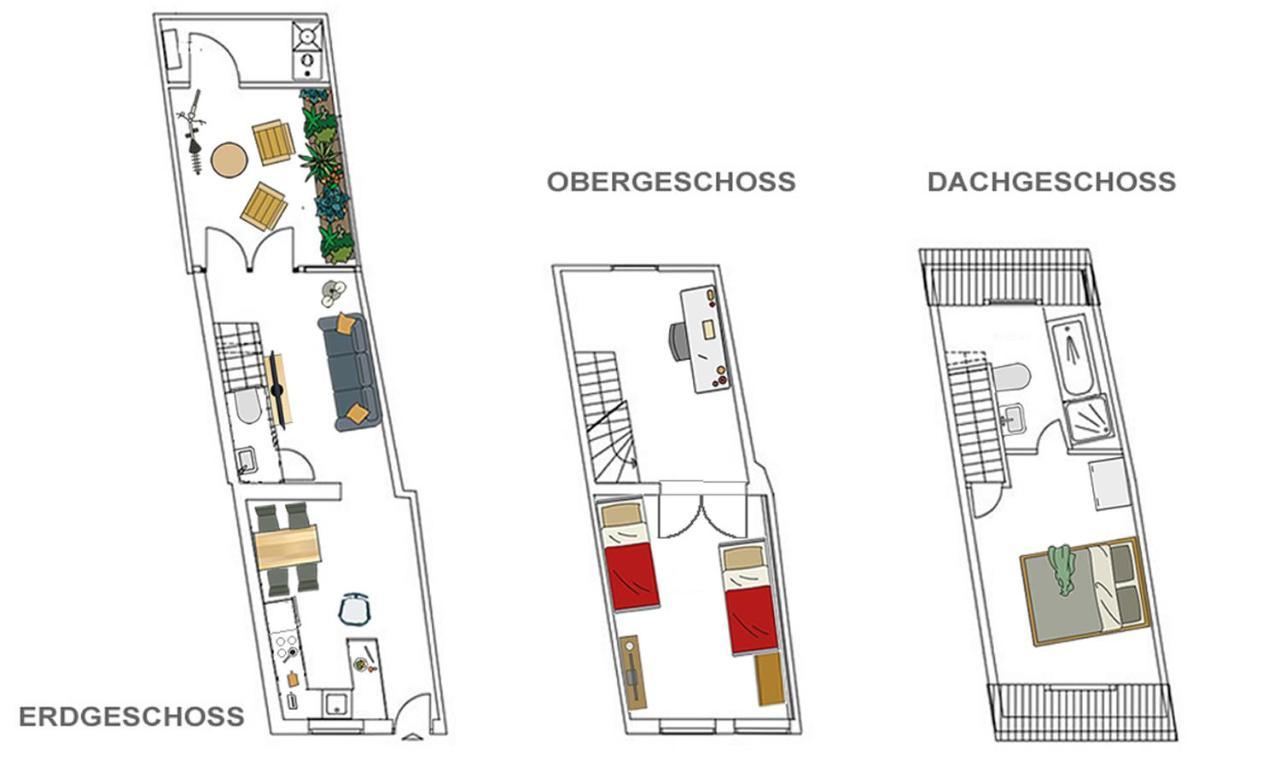 Altstadthaus "Schlaegertwiete Nr.3" Lüneburg Exterior foto